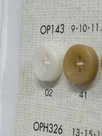 OP143 심플하고 차분한 색상, 4홀 폴리에스터 버튼[단추] DAIYA BUTTON 서브 사진