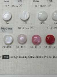 OP188 폴리에스터 버튼[단추] DAIYA BUTTON 서브 사진