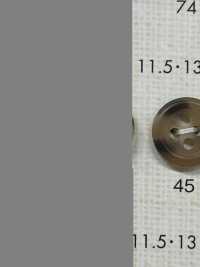 OP81 다채로운 거북이 껍질 무늬 4홀 폴리에스터 단추 DAIYA BUTTON 서브 사진