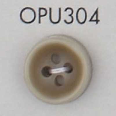 OPU304 셔츠·블라우스용 시크하고 귀여운 4구 폴리에스테르 단추