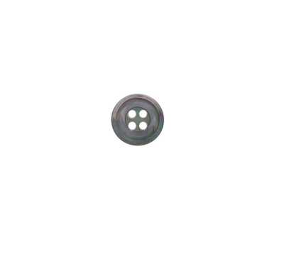 SB1015 검은 마더오브펄(자개)제 앞면 4구멍 단추