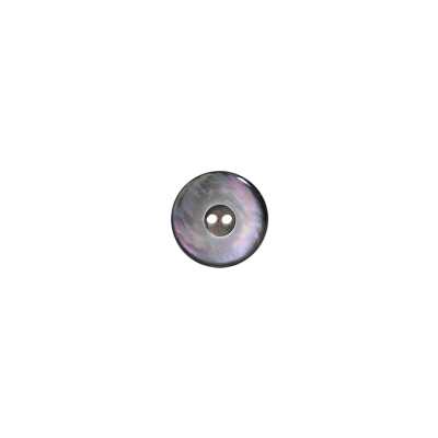 SB60 검은 마더오브펄(자개)제 앞면 2구멍 단추