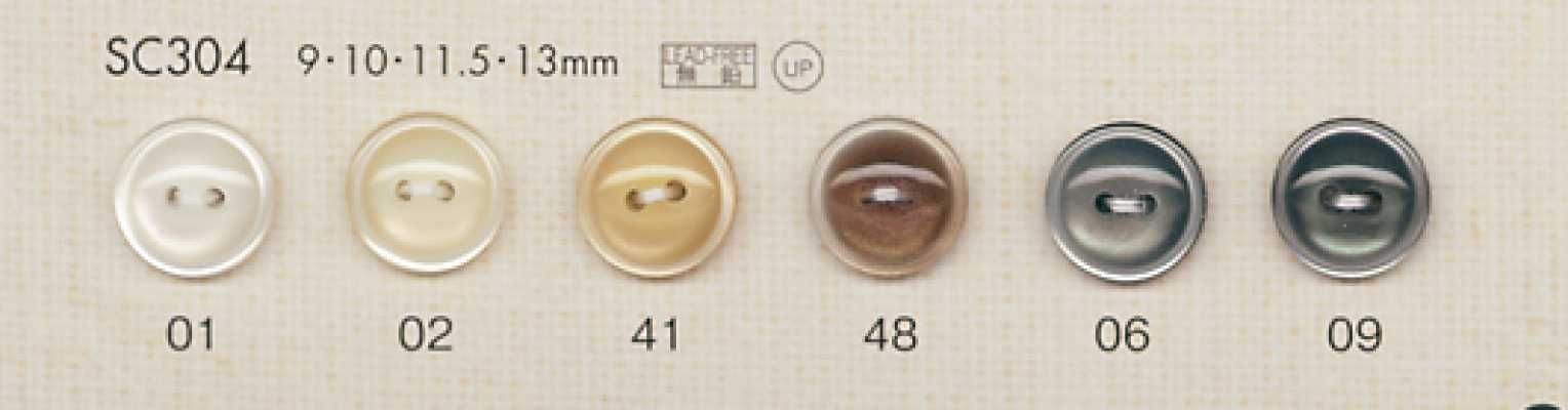 SC304 DAIYA BUTTONS 조개풍 폴리에스테르 단추
