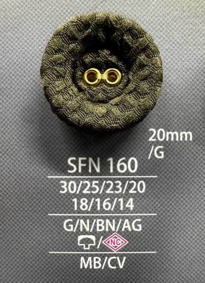 SFN160 아일렛 리벳 싸개 단추