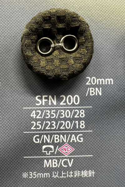 SFN200 아일렛 리벳 싸개 단추