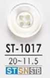 ST1017 타카세조개 소재 앞면 4구멍 광택 단추