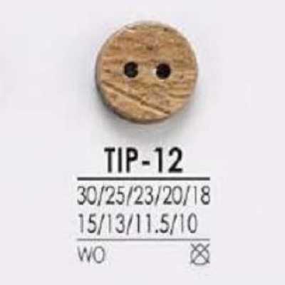 TIP12 목제 앞구멍 2구 단추
