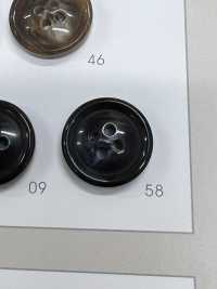 UNICORN775 【물소 톤】 4 개의 구멍 단추 있음 광택 있음 NITTO Button 서브 사진