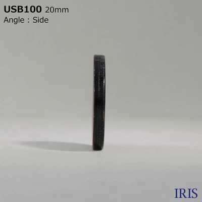 USB100 천연 소재 염색 마더오브펄 (자개) 조개 겉구멍 2개 구멍 윤기 있는 단추 IRIS 서브 사진