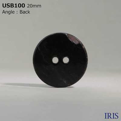 USB100 천연 소재 염색 마더오브펄 (자개) 조개 겉구멍 2개 구멍 윤기 있는 단추 IRIS 서브 사진