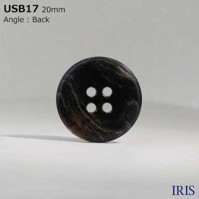 USB17 천연 소재 염색 마더오브펄 (자개) 조개제 표공 4개 단추 IRIS 서브 사진