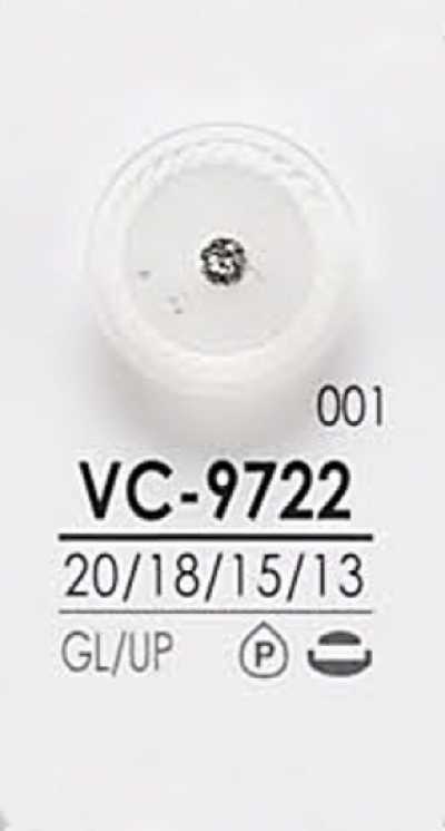 VC9722 염색용 핀컬풍 크리스탈 스톤 단추