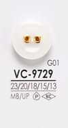 VC9729 염색용 2구멍 아일렛 단추