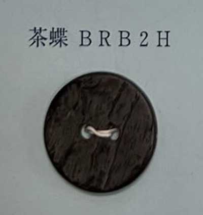 BRB2H 2구멍 테두리 없음 차색 나비조개 쉘버튼