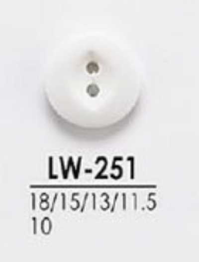 LW251 셔츠, 폴로셔츠 등의 경의류용 염색용 단추
