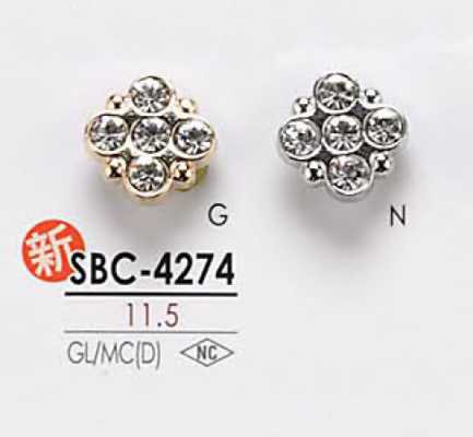 SBC4274 크리스털 스톤 단추
