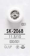 SK2068 염색용 크리스탈 스톤 단추