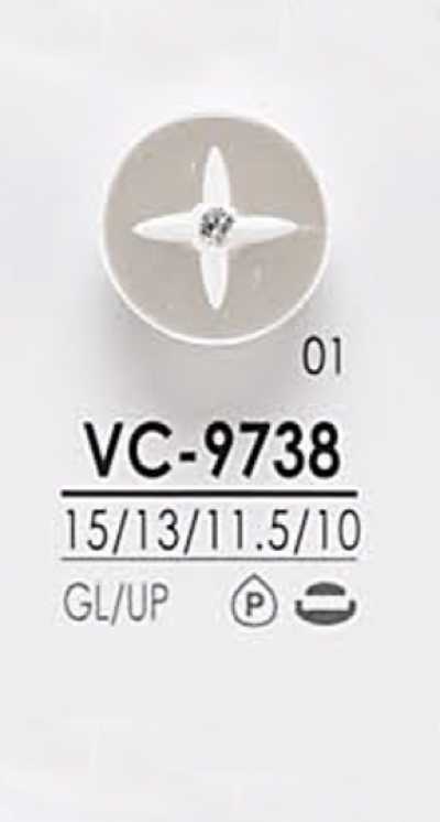 VC9738 염색용 핀컬 느낌의 크리스털 스톤 단추