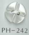 PH242 2홀 꽃형 쉘버튼