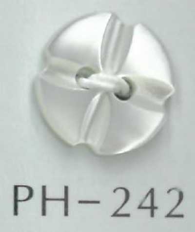 PH242 2홀 꽃형 쉘버튼