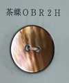 OBR2H 2개의 구멍, 테두리 없음, 쉘 버튼