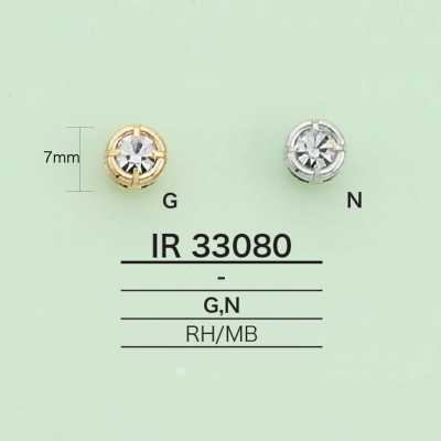 IR33080 라인스톤이 달린 참(원형)