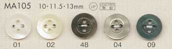 MA105 DAIYA BUTTONS 조개풍 폴리에스테르 단추