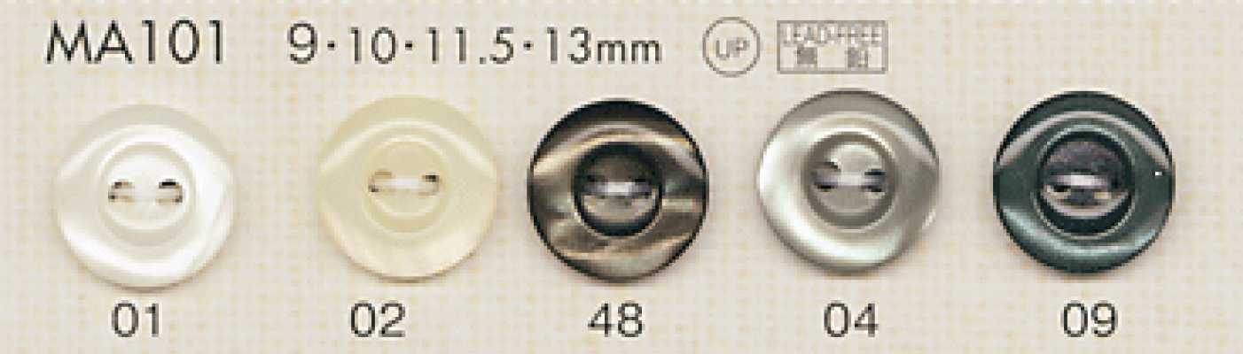 MA101 DAIYA BUTTONS 조개풍 폴리에스테르 단추