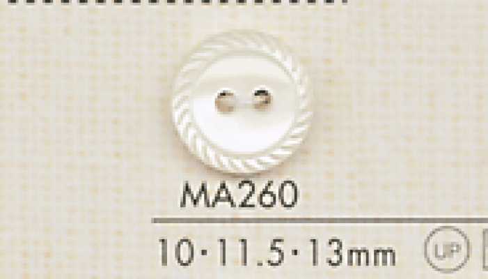 MA260 DAIYA BUTTONS 조개조 폴리에스테르 단추