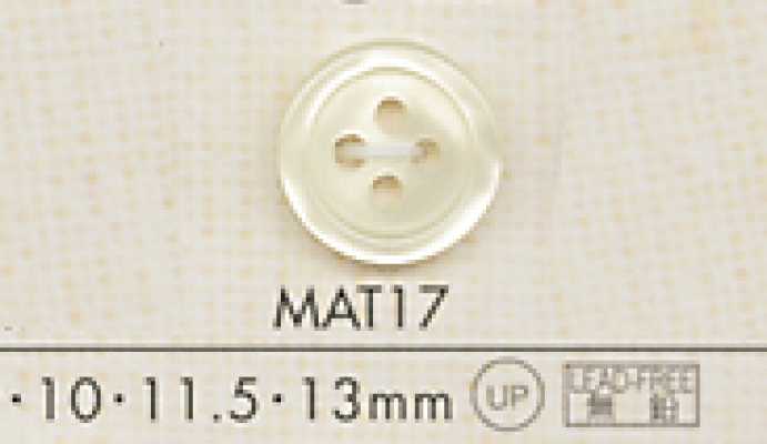 MAT17 DAIYA BUTTONS 조개풍 폴리에스테르 단추