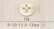 TT8 DAIYA BUTTONS 조개조 폴리에스테르 단추