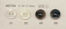 MS104 DAIYA BUTTONS 조개조 폴리에스테르 단추