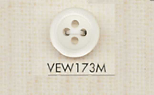 VEW173M DAIYA BUTTONS 조개모양 폴리에스테르 단추