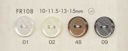 FR108 DAIYA BUTTONS 조개풍 폴리에스테르 단추