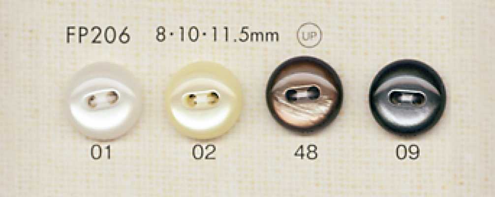 FP206 DAIYA BUTTONS 조개풍 폴리에스테르 단추