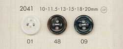 2041 DAIYA BUTTONS 조개조 폴리에스테르 단추