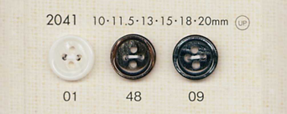 2041 DAIYA BUTTONS 조개조 폴리에스테르 단추