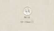 FR110 DAIYA BUTTONS 두 구멍 투명 단추(줄무늬)