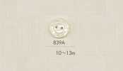 839A DAIYA BUTTONS 2구멍 조개풍 폴리에스테르 단추(꽃무늬)