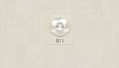 811 DAIYA BUTTONS 2구멍 조개 느낌 폴리에스테르 단추(입체 꽃)