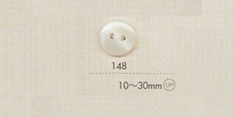 148 DAIYA BUTTONS 두 구멍 물소뿔풍 폴리에스테르 단추