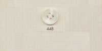 448 DAIYA BUTTONS 네 구멍 물소풍 폴리에스테르 단추(흰색)