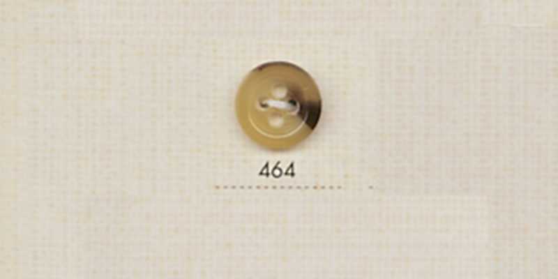 464 DAIYA BUTTONS 네 개 구멍 물소풍 폴리에스테르 단추(황토색)