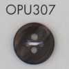 OPU307 호박무늬 4구멍 폴리에스테르 단추