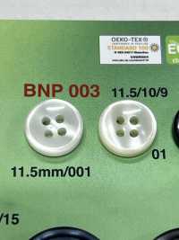 BNP-003 바이오 폴리 에스테르 4 구멍 단추 IRIS 서브 사진