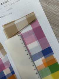 53000 40개 실 깅엄/스트라이프 염색사[원단] VANCET 서브 사진