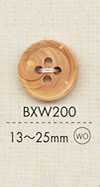 BXW200 천연 소재 우드 4 구멍 단추