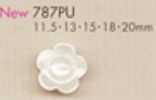 787PU 꽃모양 단추