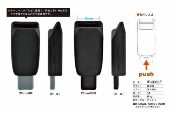 IF-5005F 25MM 푸시 스냅단추