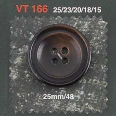 VT166 폴리에스테르 수지제 앞면 4구멍 단추